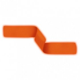 Neon Medal Ribbon Orange 22mm wide with Clip