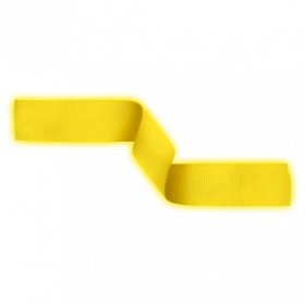 Neon Medal Ribbon Yellow 22mm wide with Clip
