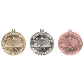 Typhoon Tennis Medal 55mm - Antique Gold, Antique Silver & Antique Bronze