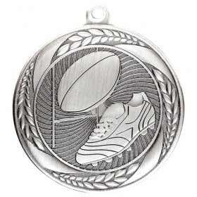 Typhoon Rugby Medal 55mm - Antique Gold, Antique Silver & Antique Bronze