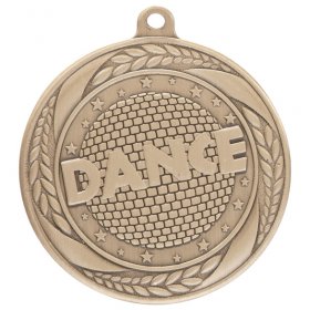 Typhoon Dance Medal 55mm - Antique Gold, Antique Silver & Antique Bronze