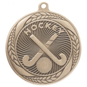 Typhoon Hockey Medal 55mm - Antique Gold, Antique Silver & Antique Bronze