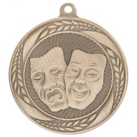 Typhoon Drama Medal 55mm - Antique Gold, Antique Silver & Antique Bronze