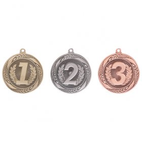 Typhoon 1st, 2nd, 3rd Medal 55mm - Antique Gold, Antique Silver & Antique Bronze