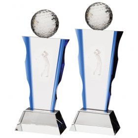 Celestial 3D Crystal Golf Award- 2 Sizes