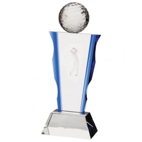 Celestial 3D Crystal Golf Award- 2 Sizes