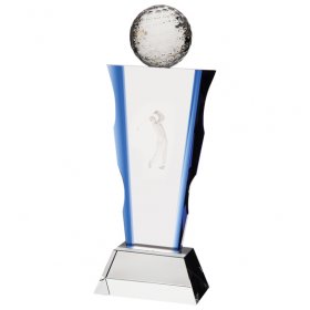 Celestial 3D Crystal Golf Award- 2 Sizes