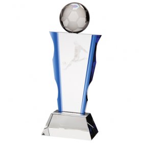 Celestial 3D Crystal Football Award- 2 Sizes