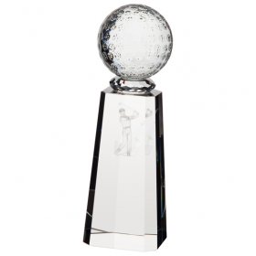 Synergy 3D Crystal Golf Award- 2 Sizes