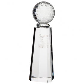 Synergy 3D Crystal Golf Award- 2 Sizes