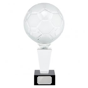 Ultimate Crystal Football Trophy - 2 Sizes