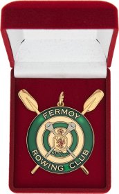 Medal Box Red Velvet - Flat Pad 78x60mm