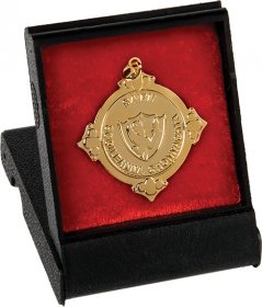 Medal Box with Black Cover - Flat Pad 90x70