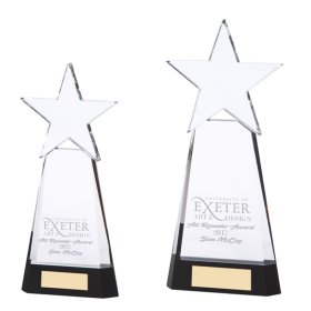 Crystal Corporate Star Award - 2 Sizes