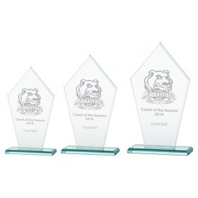 Victory Jade Crystal Award - 3 Sizes