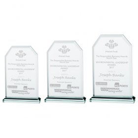 Executive Jade Crystal Award - 3 Sizes