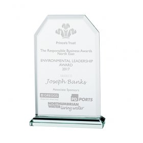 Executive Jade Crystal Award - 3 Sizes