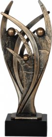 Modern Abstract Award Trophy 28cm