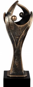 Modern Abstract Award Trophy 28cm