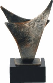 Modern Abstract Award Trophy 19cm