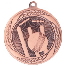 Typhoon Cricket Medal 55mm - Antique Gold, Antique Silver & Antique Bronze