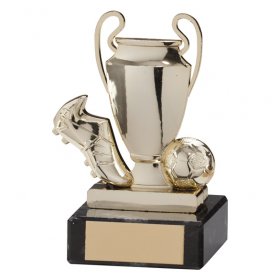 Champions Football Blue & Silver Laser Cup Trophy Award  FREE Engraving TR19706 