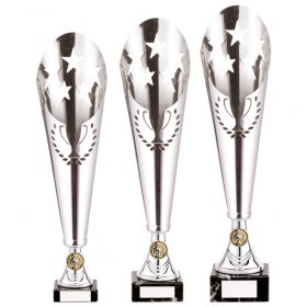 Legendary Laser Cut Metal Cup Silver - 3 Sizes
