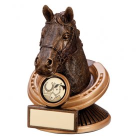 Endurance Equestrian Horse Head Award 12.5cm