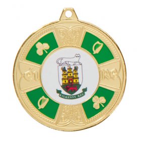 Eire Enamel Medal 50mm - Gold, Silver & Bronze