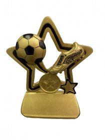 CLEARANCE - Star Football Boot Trophy 13.5cm