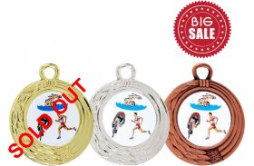 Budget Medal 40mm - Gold, Silver & Bronze