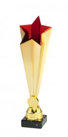  Star Award Gold & Red - 3 Sizes