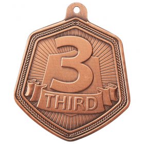 Falcon Medal Series 1st, 2nd, 3rd - 65mm - Antique Gold, Antique Silver & Antique Bronze