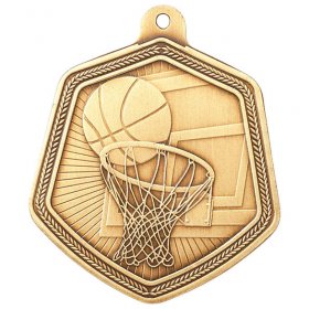 Falcon Medal Series Basketball - 65mm - Antique Gold, Antique Silver & Antique Bronze