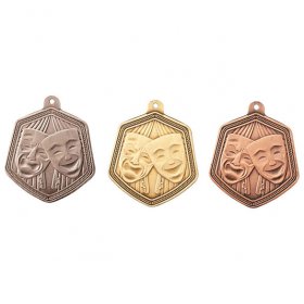 Falcon Medal Series Drama - 65mm - Antique Gold, Antique Silver & Antique Bronze