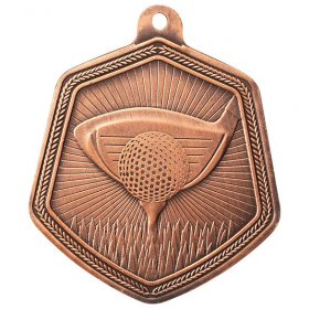 Falcon Medal Series Golf - 65mm - Antique Gold, Antique Silver & Antique Bronze