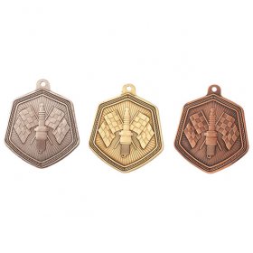 Falcon Medal Series Motorsport - 65mm - Antique Gold, Antique Silver & Antique Bronze