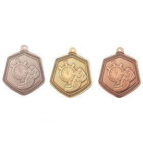 Falcon Medal Series Athletics - 65mm - Antique Gold, Antique Silver & Antique Bronze