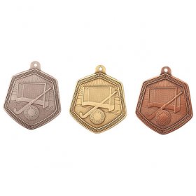 Falcon Medal Series Hockey - 65mm - Antique Gold, Antique Silver & Antique Bronze