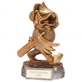 Golden Duck Cricket Trophy 15.5cm