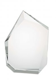  Heavy Clear Crystal Glass Plaque - 3 Sizes