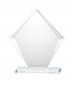  Jade Glass Pointed Plaque - 3 Sizes