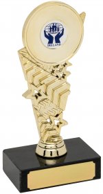 Star Trophy Gold on Marble Base - 2 Sizes