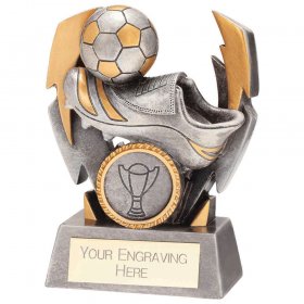 Flash Bolt Football Trophy - 3 Sizes