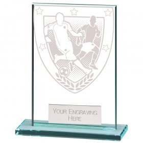 Millennium Football Jade Glass Award - 6 Sizes