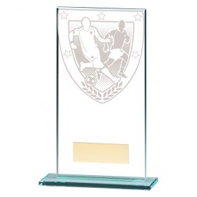 Millennium Football Jade Glass Award - 6 Sizes