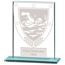 Millennium Swimming Jade Glass Award - 6 Sizes
