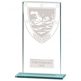 Millennium Swimming Jade Glass Award - 6 Sizes