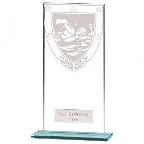 Millennium Swimming Jade Glass Award - 6 Sizes