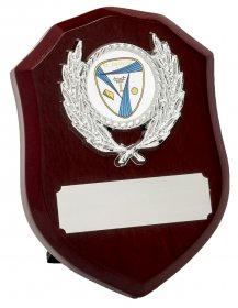 Shield Shape Wooden Plaque - 3 Sizes